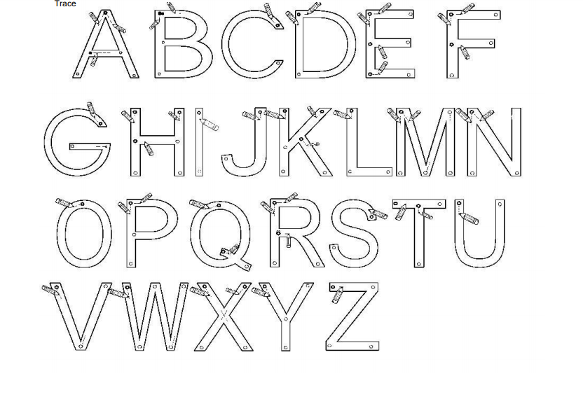 lettres alphabet